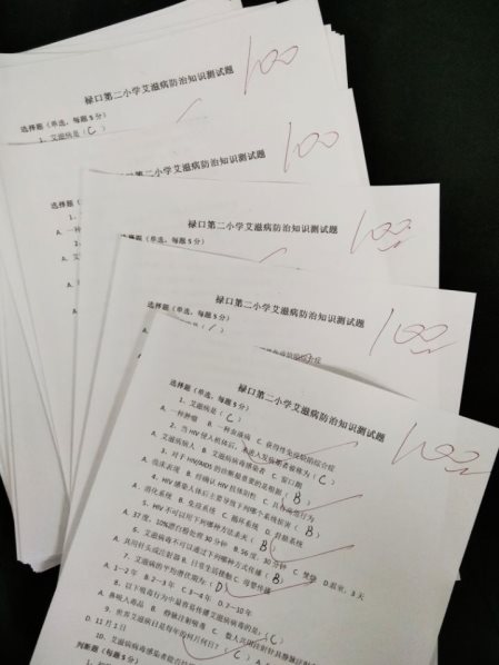 禄口第二小学2020年世界艾滋病日宣传活动2